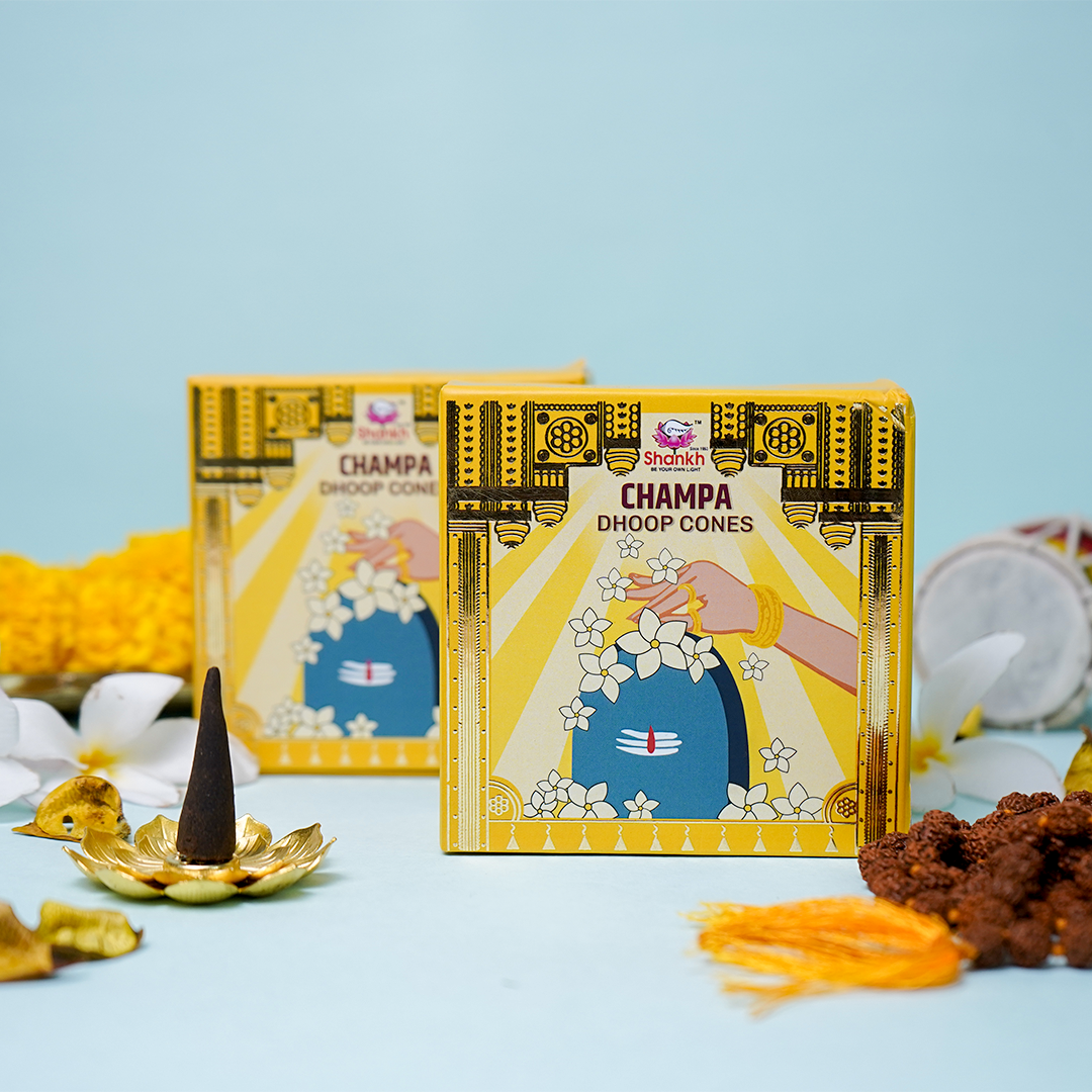 Kashi Puja Dhoop Cones - Champa