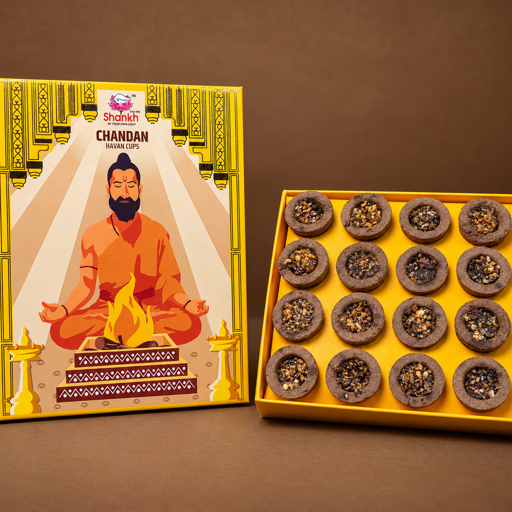 Kashi Puja Sambrani Cups Sandlewood