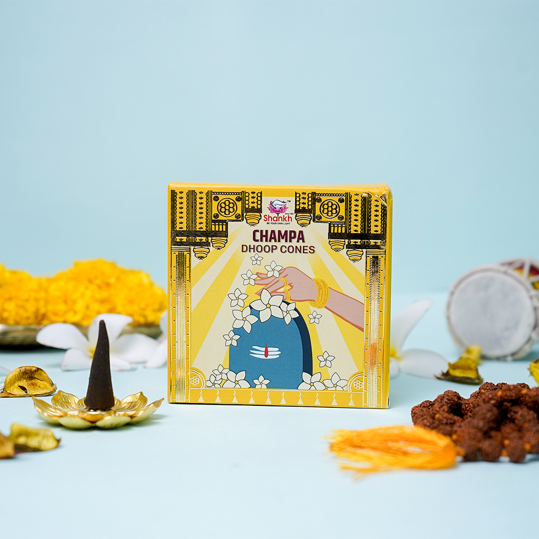 Kashi Puja Dhoop Cones - Champa