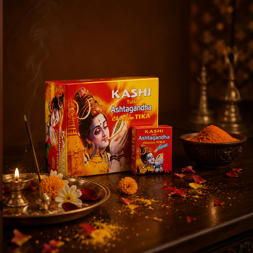 Kashi Tulsi Ashtagandha Chandan Tika Ball