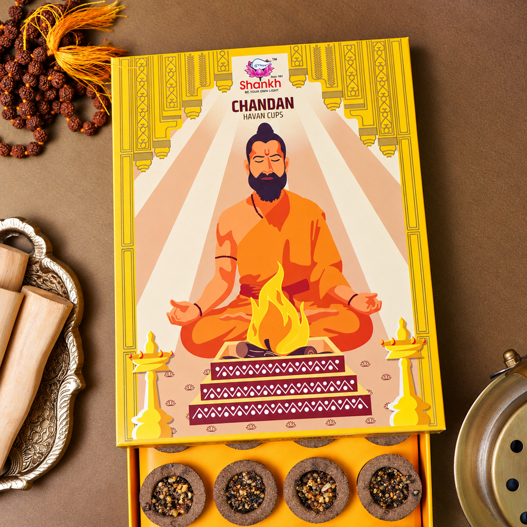 Kashi Puja Sambrani Cups Sandlewood