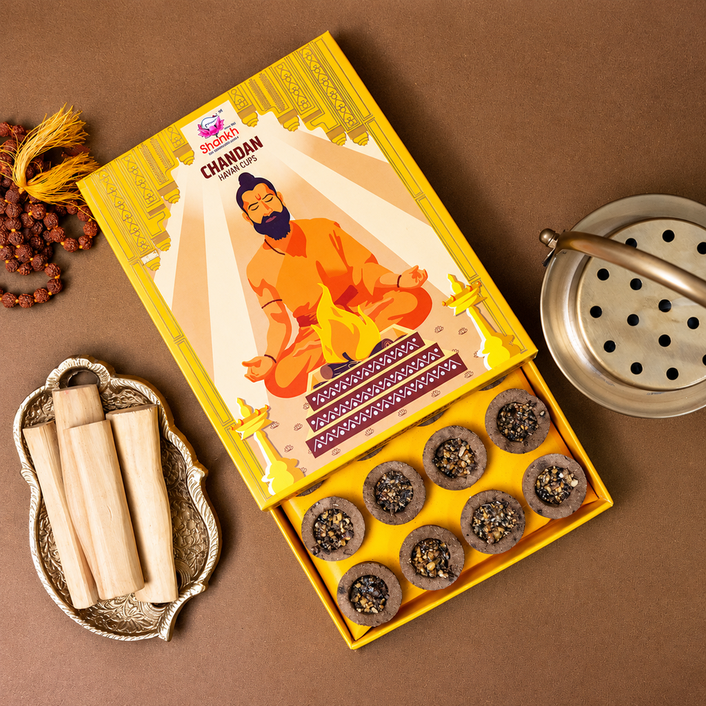 Kashi Puja Sambrani Cups Sandlewood
