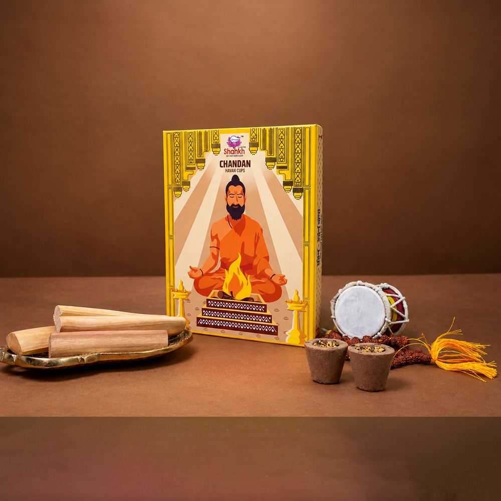 Kashi Puja Sambrani Cups Sandlewood