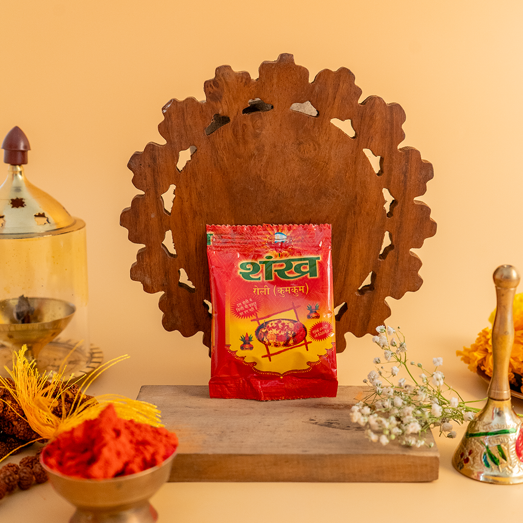 Shankh Kumkum Roli Pouch