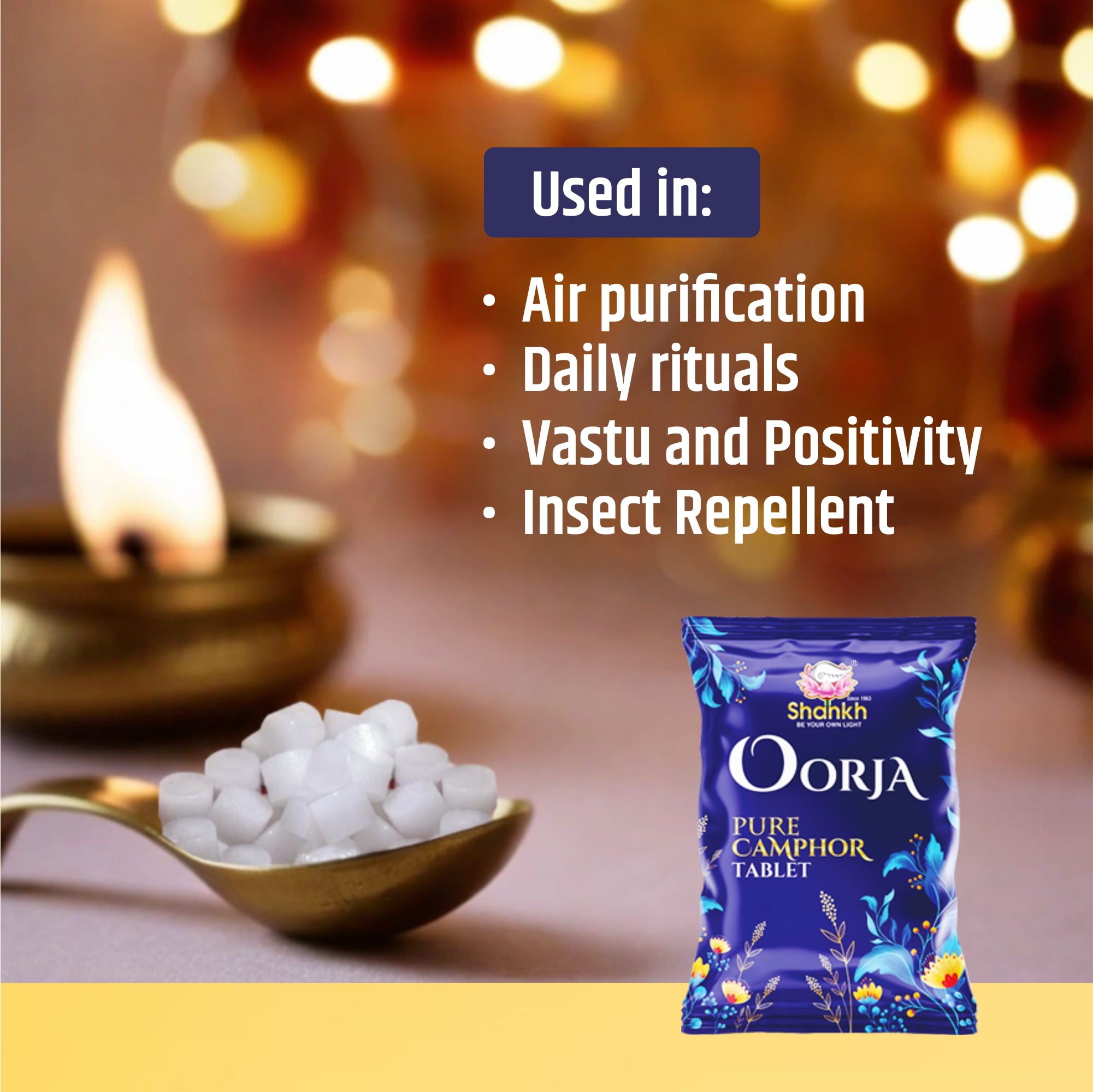 Oorja Camphor Tablets (Pouch)