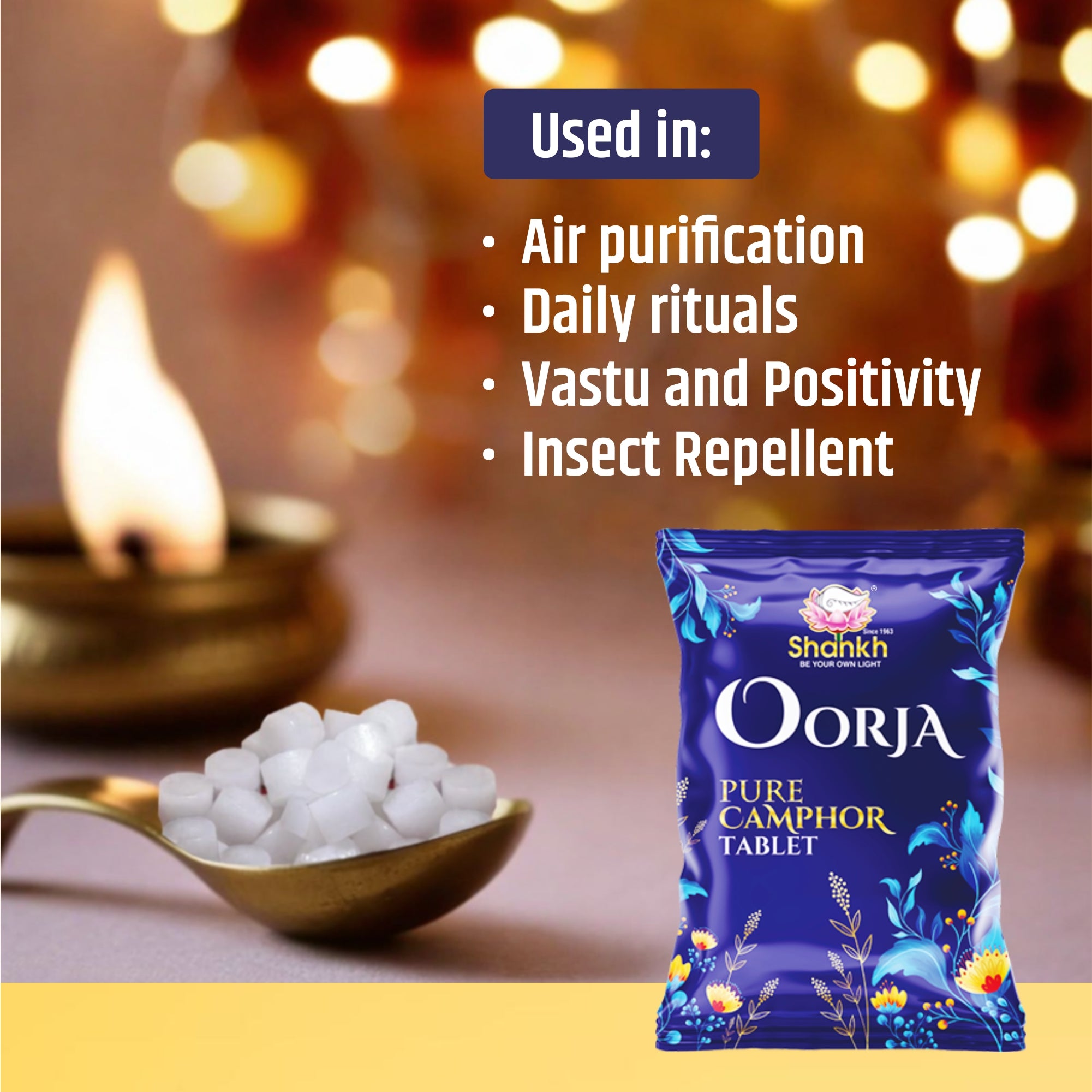 Oorja Camphor Tablets (Pouch)