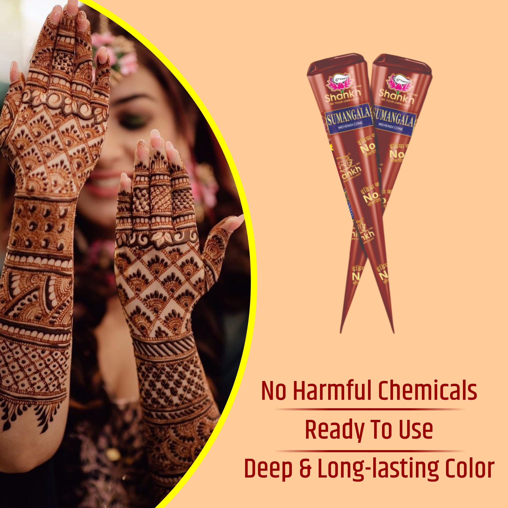 Sumangala Mehendi Cone (Red)