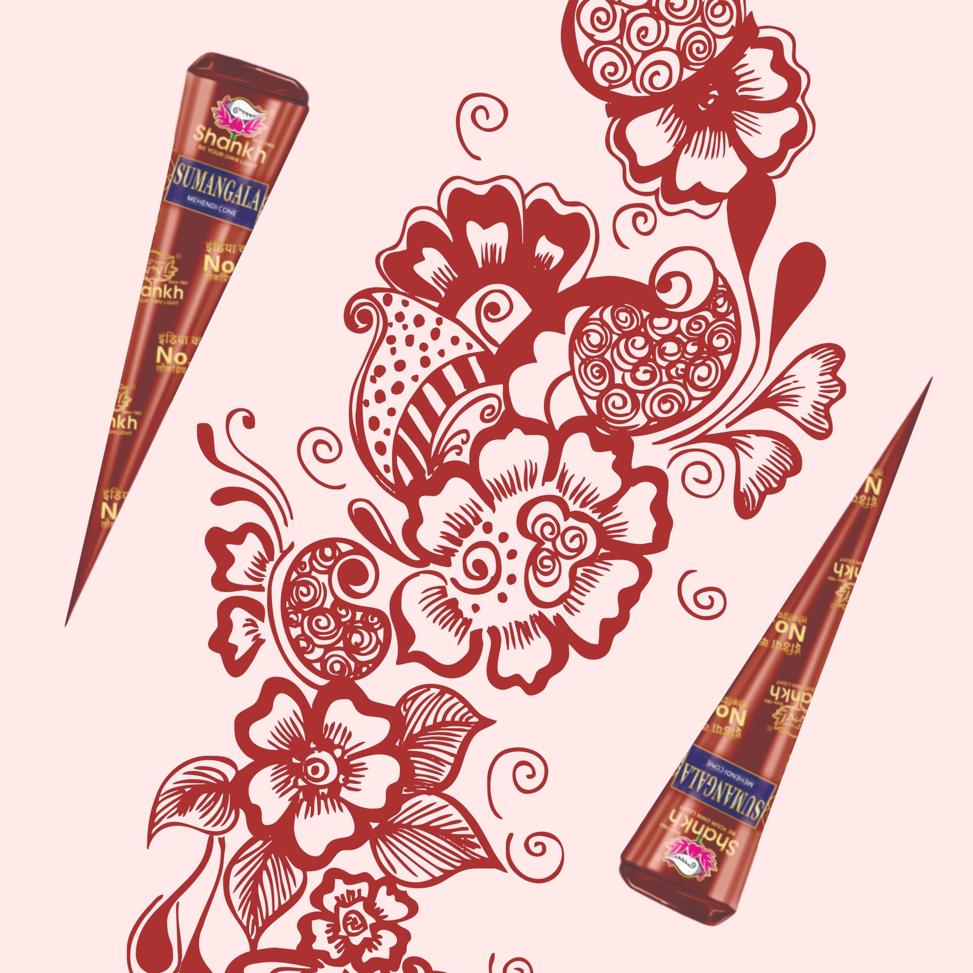 Sumangala Mehendi Cone (Red)