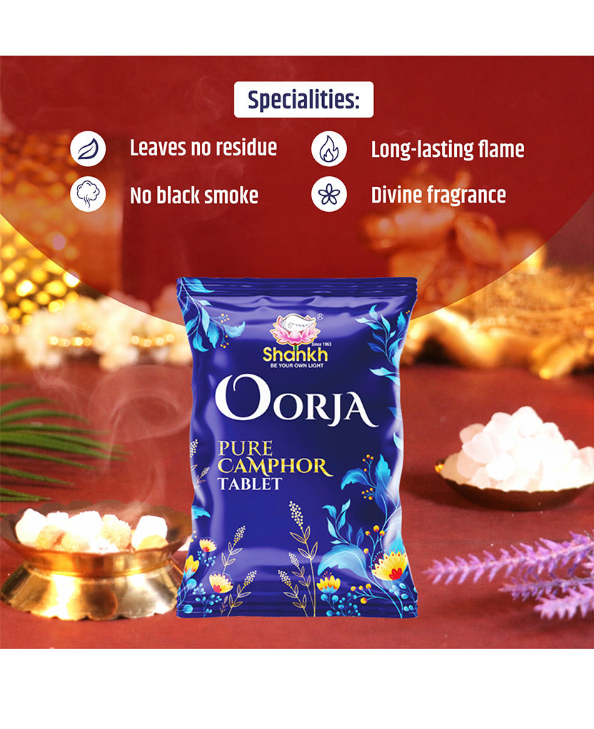 Oorja Camphor Tablets (Pouch)