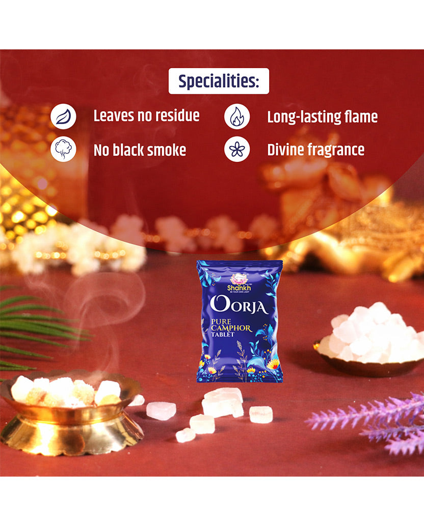 Oorja Camphor Tablets (Pouch)