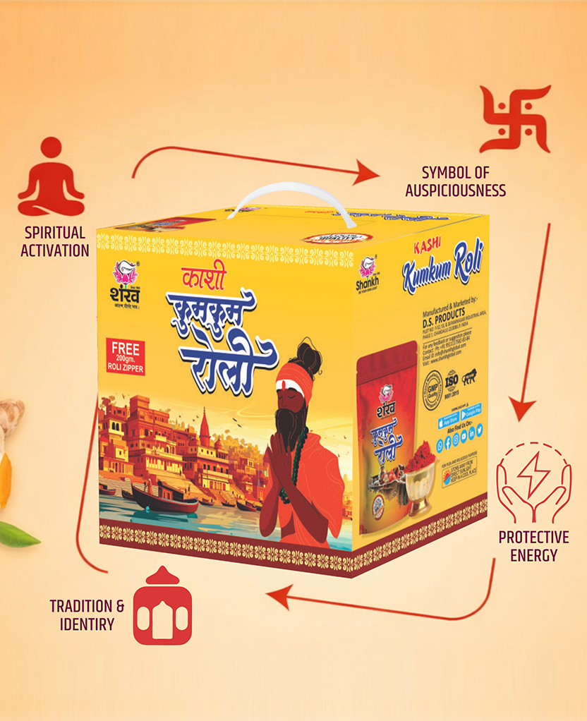 Shankh Kumkum Roli Pouch