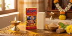 Gopi Chawal Tika packaging on a wooden table with decorative elements