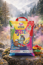 Colorful package with a character design on a natural background