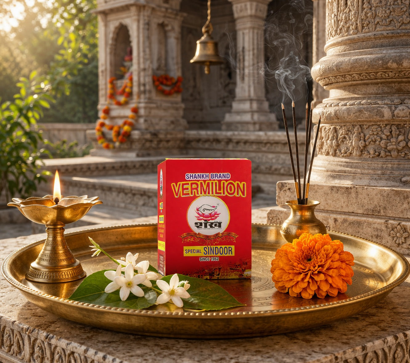 Sindoor Special Fast Red Vermillion Tin