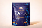 Shahkh Oorja Pure Camphor Slabs packaging on a light background