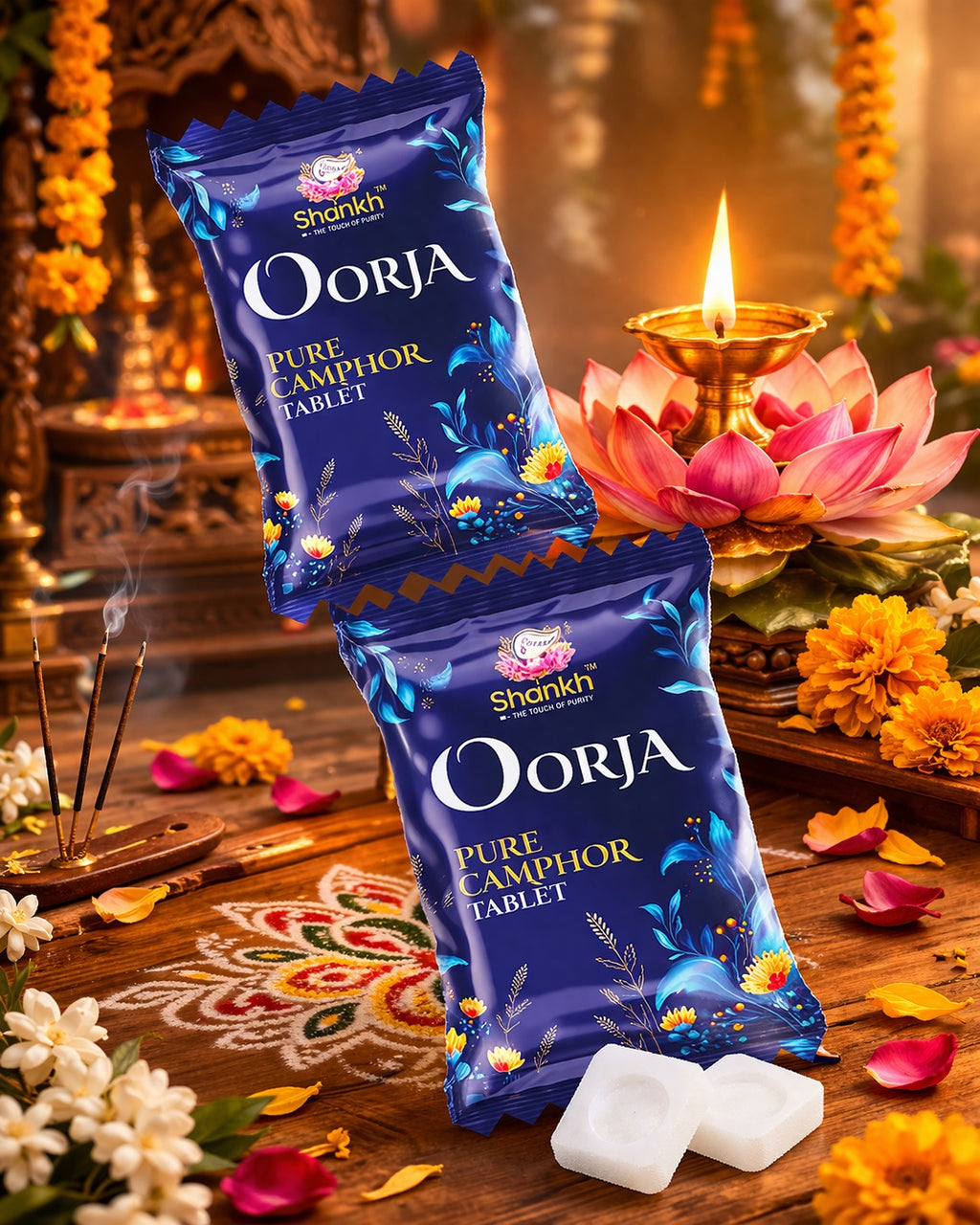 Oorja Camphor Candy (Pouch)
