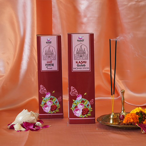 Kashi Incense Sticks - Gulab (Red Rose)