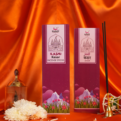 Kashi Incense Sticks - Kesar (Saffron)