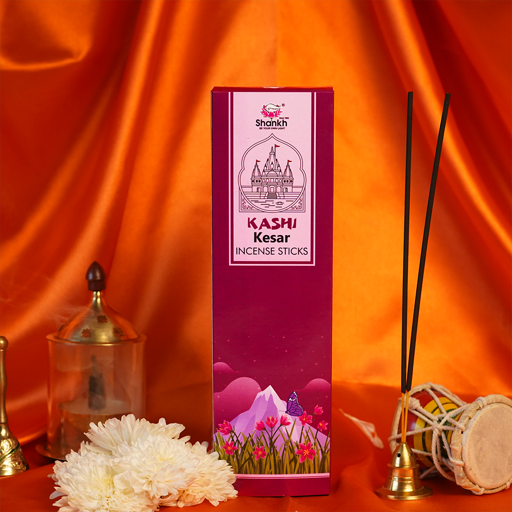 Kashi Incense Sticks - Kesar (Saffron)