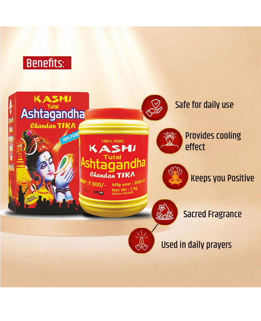 Kashi Tulsi Ashtagandha Chandan Tika