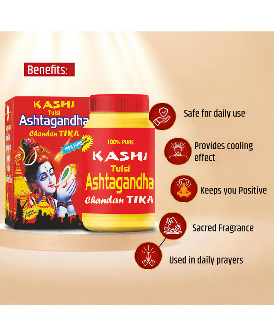 Kashi Tulsi Ashtagandha Chandan Tika